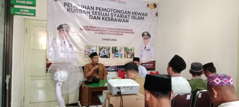 Dinas KP3 Kabupaten Pasuruan Saat Memberikan Pelatihan