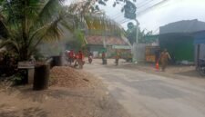 Dokumen foto: jalan Sidogiri saat masih diperbaiki