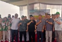 Ket foto. Usai tanam perdana bersama Gubernur Jawa Timur program Bongkar Ratoon secara zoom di Desa Sukoraharjo Kecamatan Kepanjen