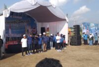 Wakil Bupati Blitar Sekaligus Ketua KONI, H.Beky Herdihansah Saat Memberikan Sambutannya