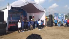 Wakil Bupati Blitar Sekaligus Ketua KONI, H.Beky Herdihansah Saat Memberikan Sambutannya