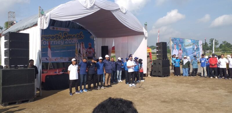 Wakil Bupati Blitar Sekaligus Ketua KONI, H.Beky Herdihansah Saat Memberikan Sambutannya