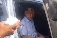 Dokumen foto: Hadi Kurniawan saat di mobil parkir di pemkab Pasuruan