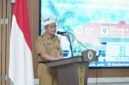 Ket foto. Kepala Bakorwil Malang, Asep Kusdinar, saat memberikan sambutan diskusi ketenagakerjaan 