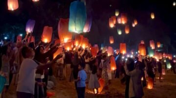 Ket foto. Event Ngliyep Lantern Camp 2026 yang diselenggarakan oleh pengelola Pantai Ngliyep