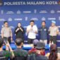 Kasat Reskrim Polresta Malang Kota, AKP Rahmad Aji Prabowo Didampingi Kasi Humas, Ipda Lukman Sobhikin Saat Konferensi Pers (Foto: Seno Pendoposatu)
