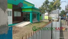 Kondisi Puskesmas Bululawang Kabupaten Malang saat Ini, tampak Paving depan yang belum terpasang (Foto: bgs Pendoposatu)