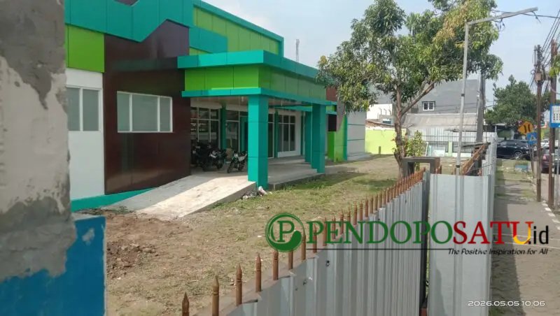 Kondisi Puskesmas Bululawang Kabupaten Malang Saat Ini, Tampak Paving Yang Belum Terpasang (Foto: bgs Pendoposatu)