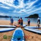 Salah Satu Olahraga Air Yang Disukai Wisatawan Di Pantai 3 ini 1 Banyu Meneng Bantur Malang (Foto: Seno Pendoposatu)