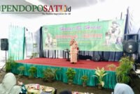 Wakil Bupati Malang, Hj.Lathifah Shohib Saat Menghadiri Acara Halal Bihalal di Yayasan Al-Hidayah Pakis (Foto: Seno pendoposatu.id)