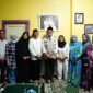 Wamenhaj, Dahnil Anzar Simanjuntak Bersama Keluarga Almarhumah 