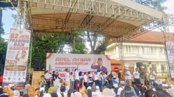 Simpatisan Apel Akbar MBG Malang Raya (Foto :bgs)