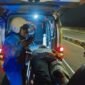 Korban Kecelakaan Tunggal Saat Di Bawa Ambulance Ke Rumah Sakit Saiful Anwar Kota Malang 