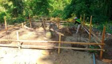 Ket foto. Rencana lokasi pembangunan loket baru wisata pantai Pasir Panjang 