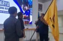 Dani Agung Prasetiyo Ketua Karang Taruna Kota Malang Terpilih Saat Terima Pataka (18/07/2026)