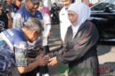 Kepala Bakorwil Malang Saat Menyambut Gubernur Jatim, Khofifah Indar Parawansa Pada Kejurnas Perserosi 2026 (Foto: bgs Pendoposatu)