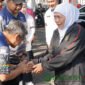 Kepala Bakorwil Malang Saat Menyambut Gubernur Jatim, Khofifah Indar Parawansa Pada Kejurnas Perserosi 2026 (Foto: bgs Pendoposatu)