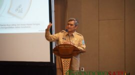 Kepala Bakorwil III Malang, Asep Kusdinar, Saat Memberikan Sambutan Acara Bimtek Di Hotel Grand Mercure Malang (Foto: bgs Pendoposatu)