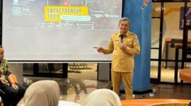 Kepala Bakorwil III Malang, Asep Kusdinar, Saat Sambutan Entrepreneur Tour Di EJSC Bakorwil Malang (Foto: bgs Pendoposatu)