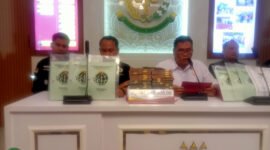 Kajari Kabupaten Pasuruan Saat Press Rilis Di Gedung Kejaksaan (Foto: Abdullah Pendoposatu)