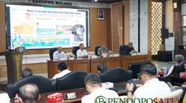 Kepala Bakorwil Malang, Asep Kusdinar Saat Memberikan Sambutan Pada Orkestrasi Strategic Planning Road to Malang Raya Megapolitan 2026–2045 (Foto: bgs Pendoposatu)