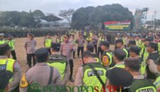 Apel Persiapan Polres Malang Dalam Pengamanan Kunker Presiden, Prabowo Subianto (Foto: bgs Pendoposatu)