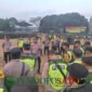 Apel Persiapan Polres Malang Dalam Pengamanan Kunker Presiden, Prabowo Subianto (Foto: bgs Pendoposatu)