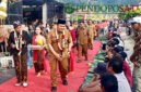 Sekda Kabupaten Malang, Budiar Anwar Didampingi Kepala Desa Pujiharjo, Hendiarso, Dan Beberapa OPD Serta Forkopimcam Saat Menghadiri Bersih Desa Pujiharjo ke-94 (Foto: Seno Pendoposatu)