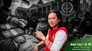Penulis opini Wiwid Tuhu P. SH. MH, Bupati Lira Kabupaten Malang, penasehat hukum dan pengamat kebijakan publik (Foto: Seno pendoposatu.id)