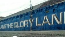 Mural ikonik Malang The Glory Land di Jalan Arif Rahman Hakim sebelum di hapus Panitia FM11