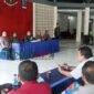 Kapolsek Muncar, Perwakilan PN Banyuwangi. Perwakilan BPN Banyuwangi saat penyelesaian di kantor desa Sumberwaras (Foto: Boby pendoposatu.id)