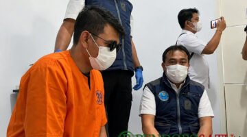 Tim Brantas BNNK Banyuwangi menangkap terduga AP sebagai bandar utama narkotika lintas daerah (Foto: Boby pendoposatu.id)