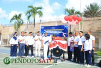 Pembukaan Pekan Olahraga Seni dan Budaya (Porsenap) di Lapangan Blok Griya Blambangan, Lapas Banyuwangi (Foto: Boby pendoposatu.id)