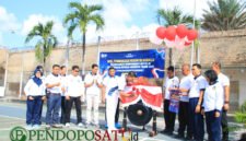 Pembukaan Pekan Olahraga Seni dan Budaya (Porsenap) di Lapangan Blok Griya Blambangan, Lapas Banyuwangi (Foto: Boby pendoposatu.id)