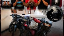 Lima terduga pelaku spesialis curanmor sudah diamankan Satgas URC Blambangan (Foto: Boby pendoposatu.id)