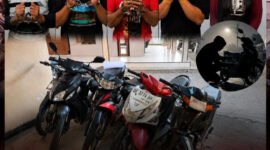 Lima terduga pelaku spesialis curanmor sudah diamankan Satgas URC Blambangan (Foto: Boby pendoposatu.id)