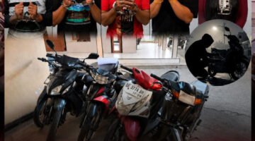 Lima terduga pelaku spesialis curanmor sudah diamankan Satgas URC Blambangan (Foto: Boby pendoposatu.id)
