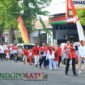 Pegawai Lapas IIA Banyuwangi beserta keluarga Funwalk (Foto: Boby pendoposatu.id)