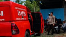 Tim Inafis Polresta Banyuwangi saat oleh TKP (Foto: pendoposatu.id)