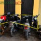 BB unit sepeda motor yang di amankan di Mako Polresta Banyuwangi (Foto: Boby pendoposatu.id)