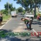 Unit Gakkum Satlantas Polresta Banyuwangi saat oleh TKP laka lantas (Foto: Boby pendoposatu.id)