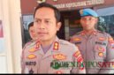 Kapolres Pasuruan AKBP, Agung Harto Cahyono memberikan klarifikasi terkait insiden yang terjadi di sekitar Mapolsek Sukorejo (Foto: Abdullah pendoposatu.id)