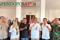 Sesi foto bersama para peserta sosialisasi P4GN BNNK Tulungagung (Foto Hanik pendoposatu.id)