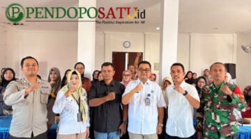Sesi foto bersama para peserta sosialisasi P4GN BNNK Tulungagung (Foto Hanik pendoposatu.id)