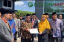 Menteri Pendidikan RI, Prof. Dr. Abdul Mu'ti, M.Ed. saat meresmikan Madina Building di Pesantren Entrepreneur Muhammadiyah Gondanglegi Kabupaten Malang (Foto: Agus.S pendoposatu.id)