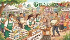 Ilustrasi Bansos pembagian sembako di Dusun Gumuk RT/RW: 1/1 Desa Karangsari, Kecamatan Sempu (Foto: bgs pendoposatu.id)