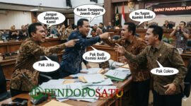Ilustrasi Anggota DPRD Kabupaten Malang saling tuding (Foto: bgs pendoposatu.id)