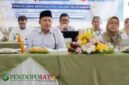 Bupati Pasuruan, HM.Rusdi Sutejo didampingi Sekda, Yudha Triwidya Sasongko, dan jajaran manajemen RSUD Bangil yang dipimpin Plt.Direktur RSUD Bangil, dr. Tri Dinar Herturini saat mengikuti sesi wawancara pimpinan dalam rangkaian penilaian dan evaluasi akreditasi oleh tim surveyor KARS (Foto: Abdullah)