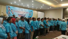 Pengurus DPC Partai Gelora di 24 Kematan saat acara Pelantikan DPC di RM.Kurnia kota Pasuruan (Foto: Abdullah pendoposatu.id)