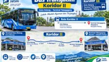 Ilustrasi rute koridor II bus trans Jatim (Foto: Seno pendoposatu.id)
